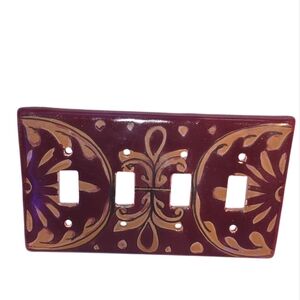 Decorative Quad Light Switch Cover
